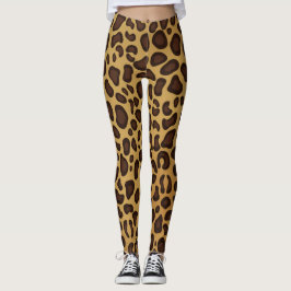 Leggings leopardo
