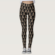 Leggings Leve Seu Terrier Para O Trabalho Padrão A