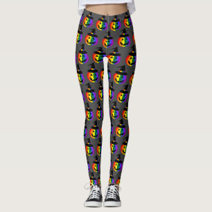 Leggings LGBT+ Orgulho Jack-O'-Lanterna