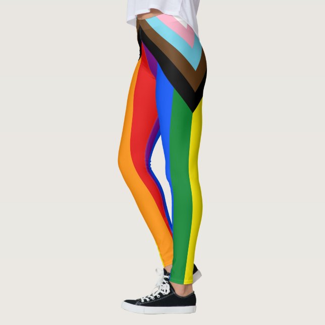 Leggings LGBTQ & Orgulho - Bandeira do Progresso A (Esquerda)