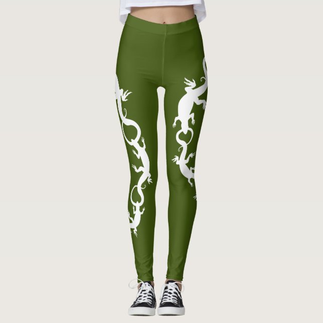 Leggings Lizard Repudiam Leggings de Arte da Vida  (Frente)