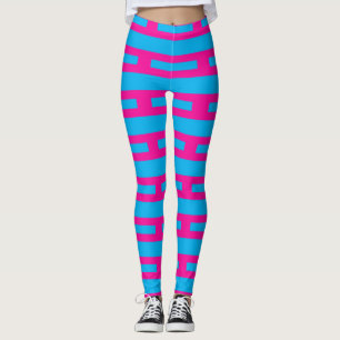 Leggings Magenta All-Over-Impressão