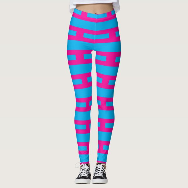 Leggings Magenta All-Over-Impressão (Frente)