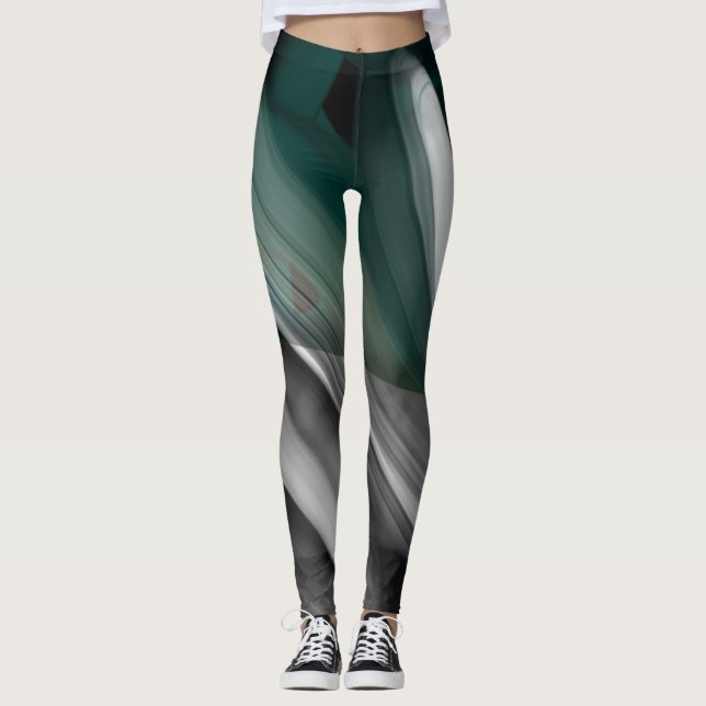 Leggings Malhação Art Green Emerald (Frente)