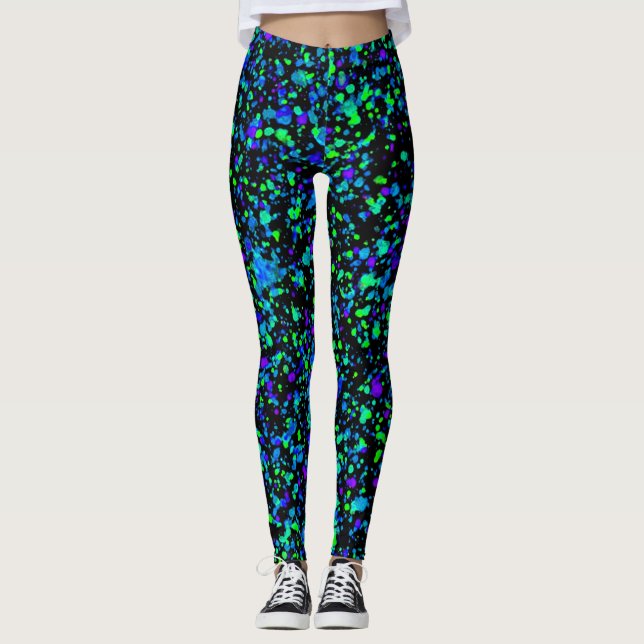 Leggings - Mancha Azul (Frente)