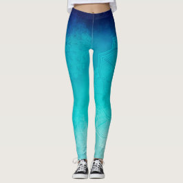 Leggings Mandala Azul