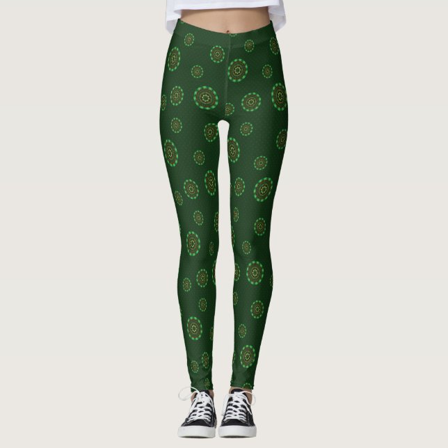 Leggings Mandala da Terra (Frente)