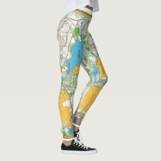 Leggings - mapa de orientação do Central park