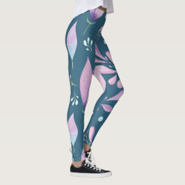 Leggings Marble Cor-de-rosa - Calças de Yoga Flora
