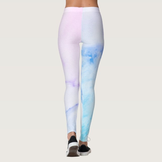 Leggings mármore coloridas (Verso)