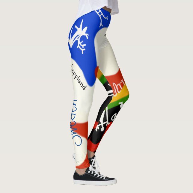 Leggings med samiska tecken och färger! (Direita)