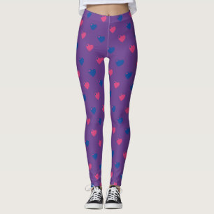 Leggings Médias do Orgulho Bissexual
