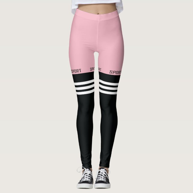 Leggings Meias rosa (Frente)