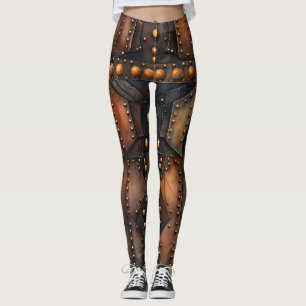 Leggings Metálicas Vestidas