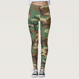 Leggings militares clássicas da Camo