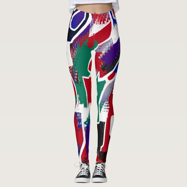 Leggings mit starken Farben (Frente)