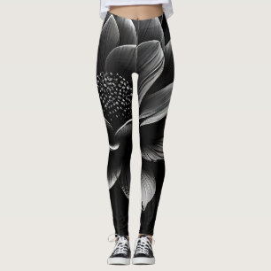 Leggings Moody de Flor Escuro