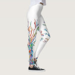 Leggings Mosaicas<br><div class="desc">Estas leggings de na moda são decoradas com uma árvore de mosaico de cor arco-íris. 
Mosaico original © Michele Davies.</div>