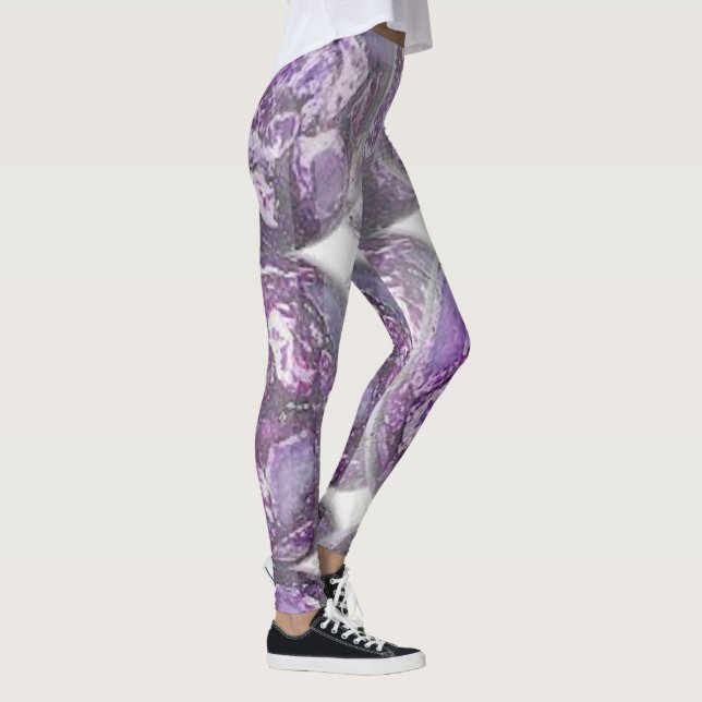 Leggings Mosaicas Roxas (Direita)