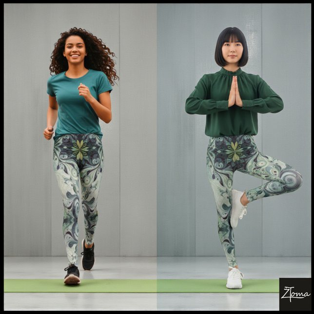 Leggings Movimentações Esmeraldas (Criador carregado)
