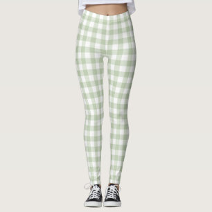 Leggings Mulheres Pastel Gingham