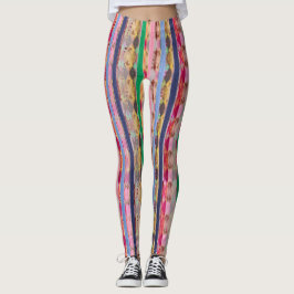 Leggings multicolores Abstrato