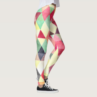Leggings multicoloridas do Harlequin