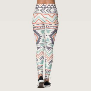 Leggings Múltiplas Pastel Aztec Pastel