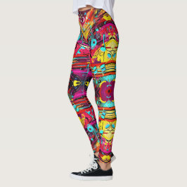 Leggings Musicais de Tempestade - Legal
