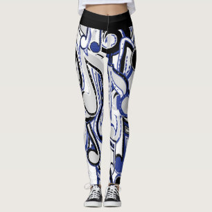Leggings musicais femininas