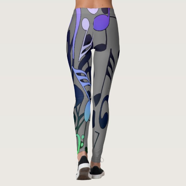 Leggings Musical Notes (Verso)