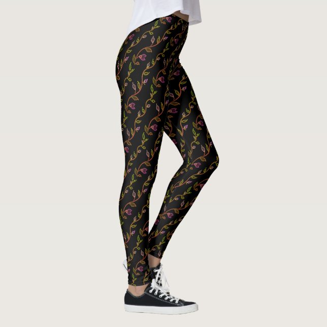 Leggings Nativas De Arte (Direita)