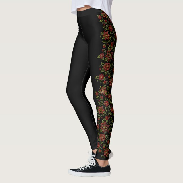 Leggings Nativas De Arte (Esquerda)