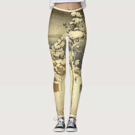 Leggings NEGISHI JAPÃO WOODBLOCK