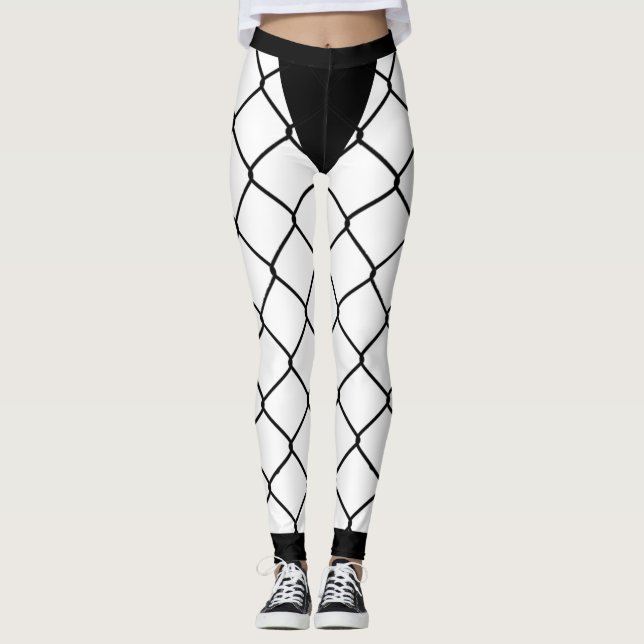 Leggings Ninja - Cheio Mesh Fishnet (Frente)