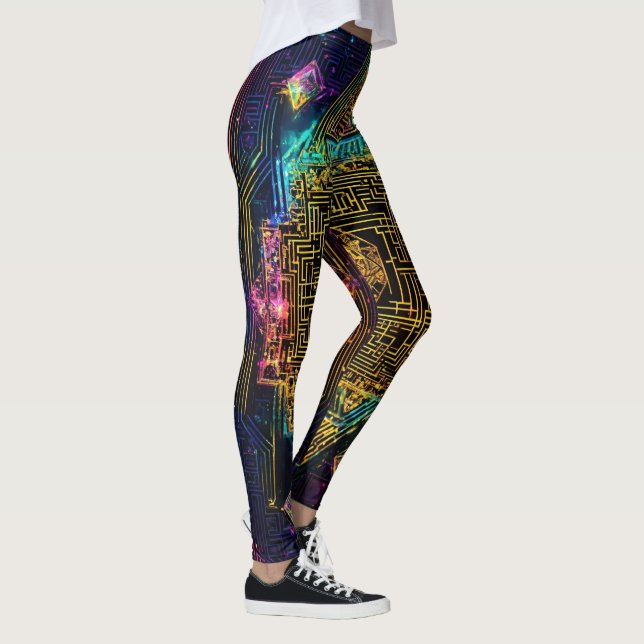 leggings novo aspecto em matriz (Direita)