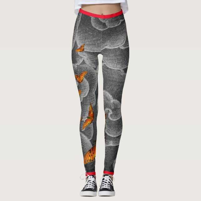 Leggings NUVENS DE JAPONÊS E BORRACHAS (Frente)