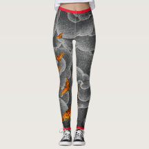 Leggings NUVENS DE JAPONÊS E BORRACHAS