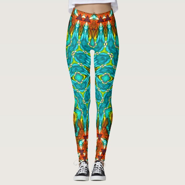 Leggings O CALEIDOSCÓPIO DA VIDA  (Frente)