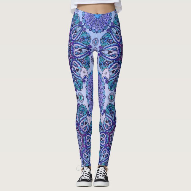Leggings "O Toque do Infinito" (cor) (Frente)