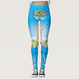 Leggings Oktoberfest / German-fest Brasão Bávaro