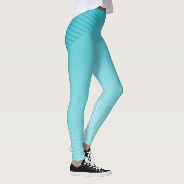 Leggings ombre azul-turquesa (Direita)
