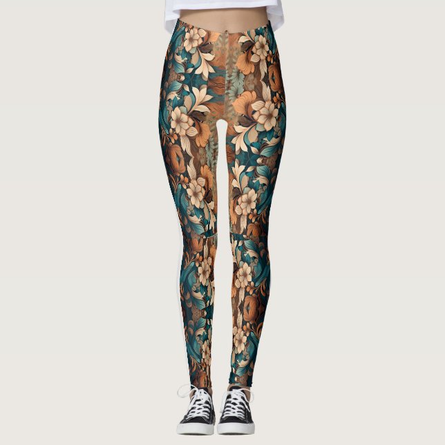 Leggings Ombre Floral (Frente)