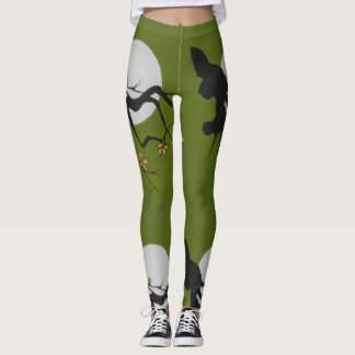 Leggings — Orig. Art Asian Branch/Verde/Preto/Bran
