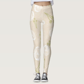 Leggings Padrão Floral