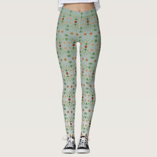 Leggings Padrão Teais