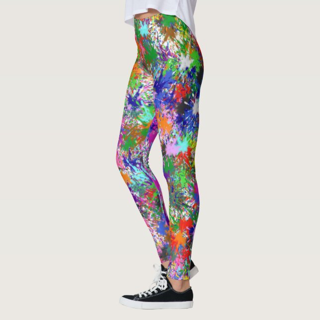 Leggings - Paint Splatters One (Esquerda)