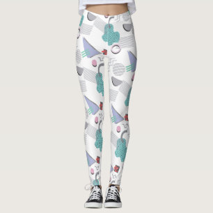 Leggings para mulheres Impressão geométricas dos