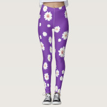 Leggings Pastel Bloom: elegância floral delicada