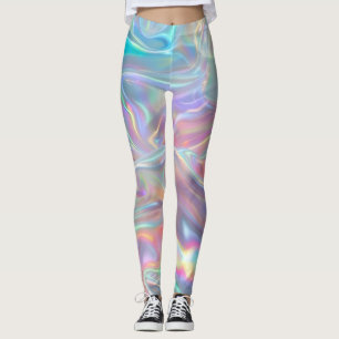 Leggings Pastel Holográfico com Redemoinho de Sere